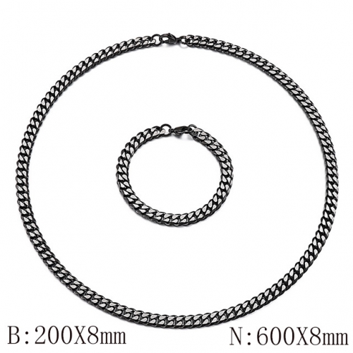 BC Wholesale Necklace Jewelry Stainless Steel 316L Necklace NO.#SJ109S141234