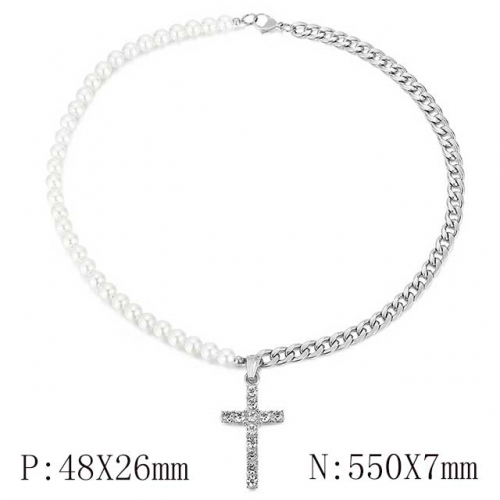BC Wholesale Necklace Jewelry Stainless Steel 316L Necklace NO.#SJ109N230182