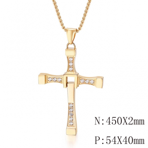 BC Wholesale Necklace Jewelry Stainless Steel 316L Necklace NO.#SJ109N40312