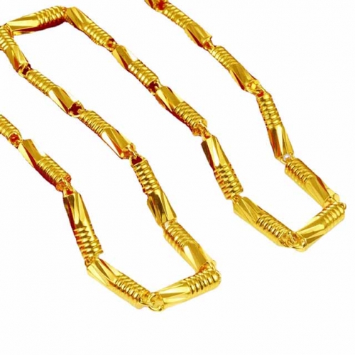 BC Wholesale 24K Gold Jewelry Men's Necklaces Vietnam Alluvial Gold Jewelry Necklaces NO.#CJ4N0001