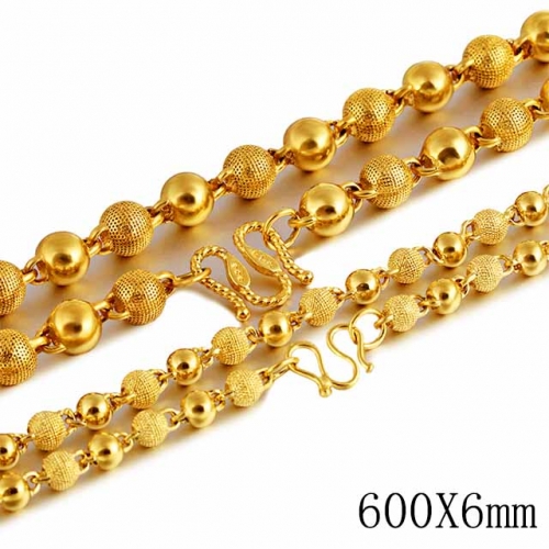 BC Wholesale 24K Gold Jewelry Men's Necklaces Vietnam Alluvial Gold Jewelry Necklaces NO.#CJ4NA151