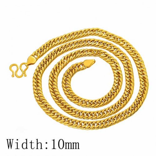 BC Wholesale 24K Gold Jewelry Men's Necklaces Vietnam Alluvial Gold Jewelry Necklaces NO.#CJ4NB1109