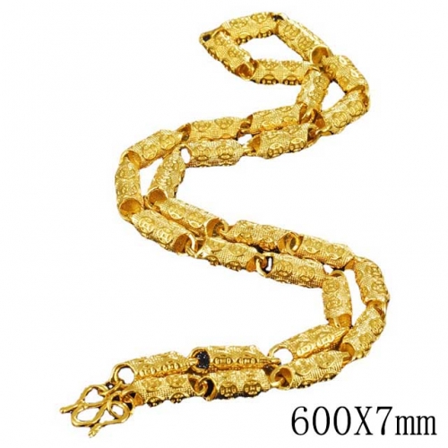 BC Wholesale 24K Gold Jewelry Men's Necklaces Vietnam Alluvial Gold Jewelry Necklaces NO.#CJ4NS1714