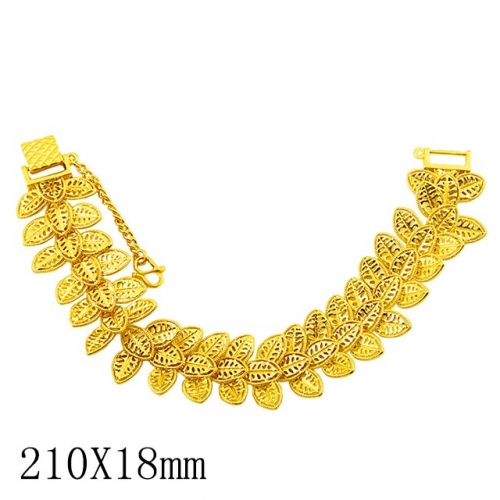 BC Wholesale 24K Gold Jewelry Men's Bracelets Vietnam Alluvial Gold Jewelry Bracelets NO.#CJ4BH00541