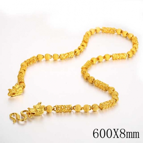 BC Wholesale 24K Gold Jewelry Men's Necklaces Vietnam Alluvial Gold Jewelry Necklaces NO.#CJ4N1