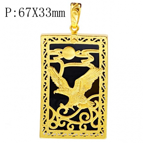 BC Wholesale 24K Gold Jewelry Men's Pendants Vietnam Alluvial Gold Pendants Jewelry Without Chain NO.#CJ4PE02142