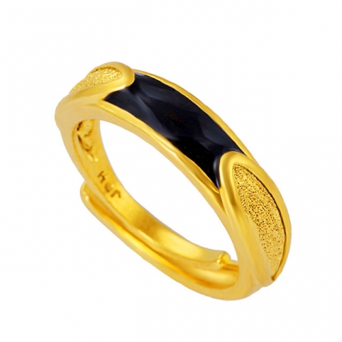 BC Wholesale 24K Gold Jewelry Men's Rings Vietnam Alluvial Gold Rings Jewelry Open Rings NO.#CJ4RC100