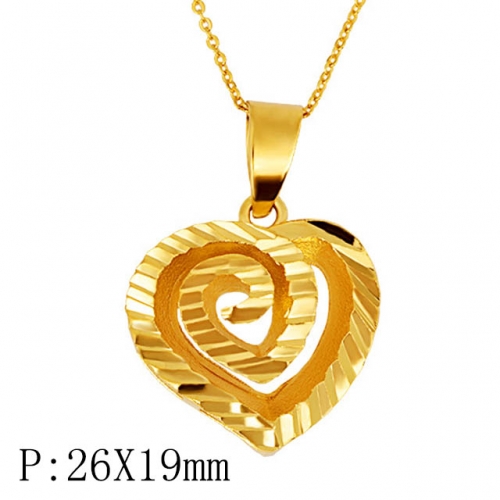 BC Wholesale 24K Gold Jewelry Women's Pendants Alluvial Gold Pendants Jewelry Without Chain NO.#CJ4PGL558225