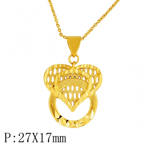 BC Wholesale 24K Gold Jewelry Women's Pendants Alluvial Gold Pendants Jewelry Without Chain NO.#CJ4PGS22332