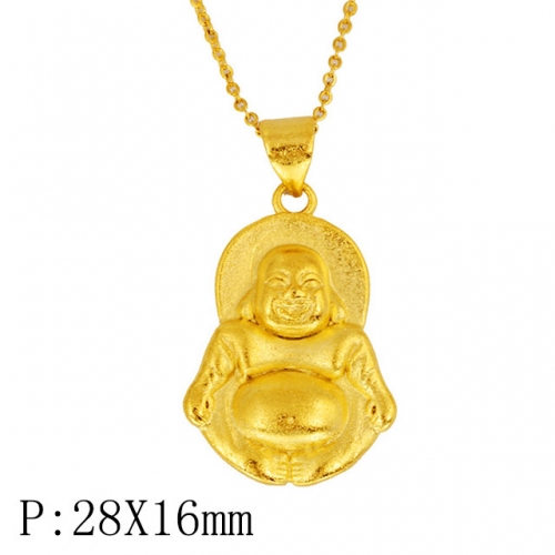 BC Wholesale 24K Gold Jewelry Women's Pendants Alluvial Gold Pendants Jewelry Without Chain NO.#CJ4PGX22332