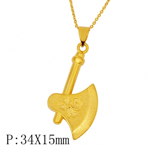 BC Wholesale 24K Gold Jewelry Women's Pendants Alluvial Gold Pendants Jewelry Without Chain NO.#CJ4PHR22332