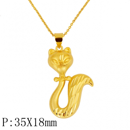 BC Wholesale 24K Gold Jewelry Women's Pendants Alluvial Gold Pendants Jewelry Without Chain NO.#CJ4PHQ22332