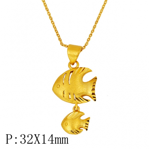 BC Wholesale 24K Gold Jewelry Women's Pendants Alluvial Gold Pendants Jewelry Without Chain NO.#CJ4PHS22332