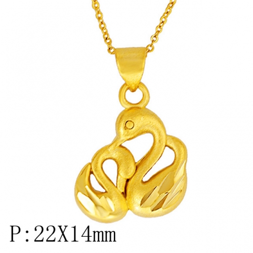 BC Wholesale 24K Gold Jewelry Women's Pendants Alluvial Gold Pendants Jewelry Without Chain NO.#CJ4PHW22332