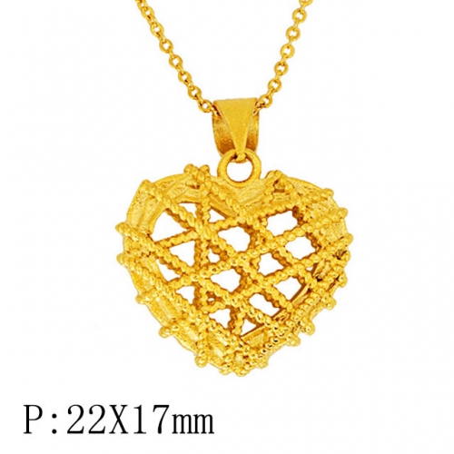 BC Wholesale 24K Gold Jewelry Women's Pendants Alluvial Gold Pendants Jewelry Without Chain NO.#CJ4PHX22332