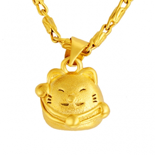 BC Wholesale 24K Gold Jewelry Women's Pendants Alluvial Gold Pendants Jewelry Without Chain NO.#CJ4PG222