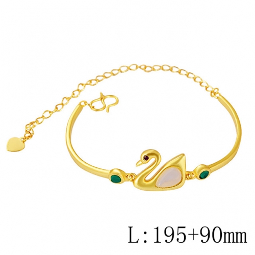 BC Wholesale 24K Gold Jewelry Women's Bracelets Cheap Jewelry Alluvial Gold Jewelry Bracelets NO.#CJ4BAS005