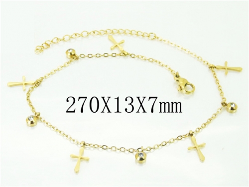 BC Wholesale Anklets Jewelry Stainless Steel 316L Anklets NO.#BC43B0254LLC