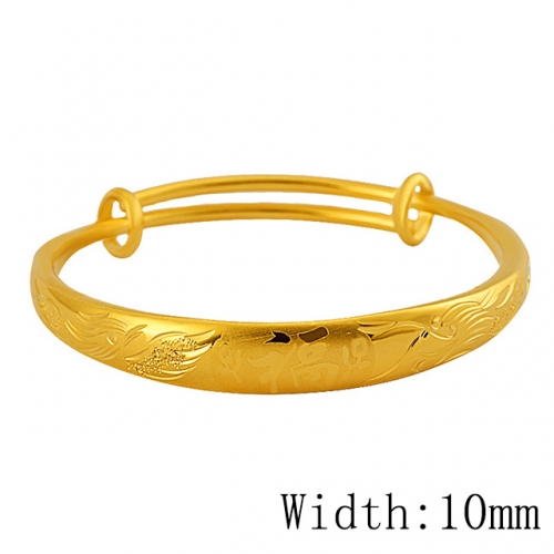 BC Wholesale 24K Gold Jewelry Women's Bangles Cheap Jewelry Alluvial Gold Jewelry Bangles NO.#CJ4BA85456513132