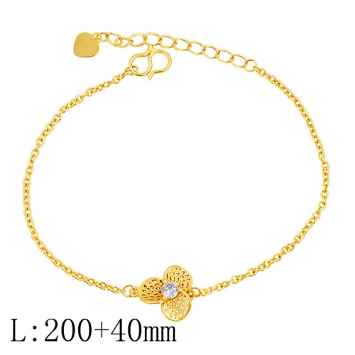 BC Wholesale 24K Gold Jewelry Women's Bracelets Cheap Jewelry Alluvial Gold Jewelry Bracelets NO.#CJ4BAH222