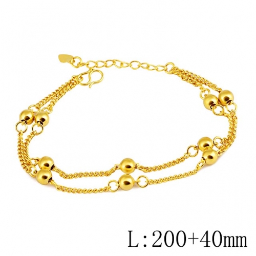 BC Wholesale 24K Gold Jewelry Women's Bracelets Cheap Jewelry Alluvial Gold Jewelry Bracelets NO.#CJ4BDK222
