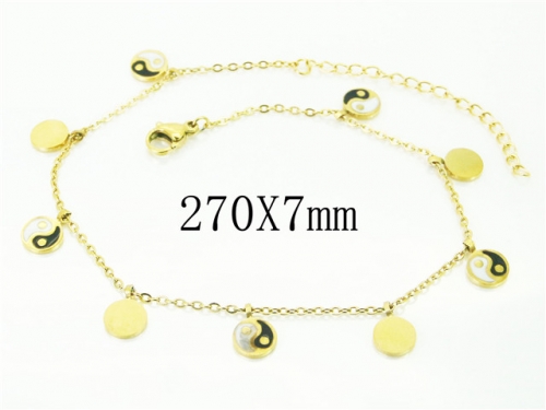 BC Wholesale Anklets Jewelry Stainless Steel 316L Anklets NO.#BC43B0260ME