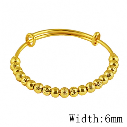 BC Wholesale 24K Gold Jewelry Women's Bangles Cheap Jewelry Alluvial Gold Jewelry Bangles NO.#CJ4BAG002588