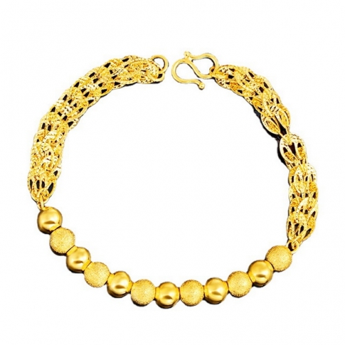 BC Wholesale 24K Gold Jewelry Women's Bracelets Cheap Jewelry Alluvial Gold Jewelry Bracelets NO.#CJ4BCU222