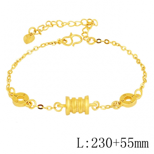 BC Wholesale 24K Gold Jewelry Women's Bracelets Cheap Jewelry Alluvial Gold Jewelry Bracelets NO.#CJ4BAU005