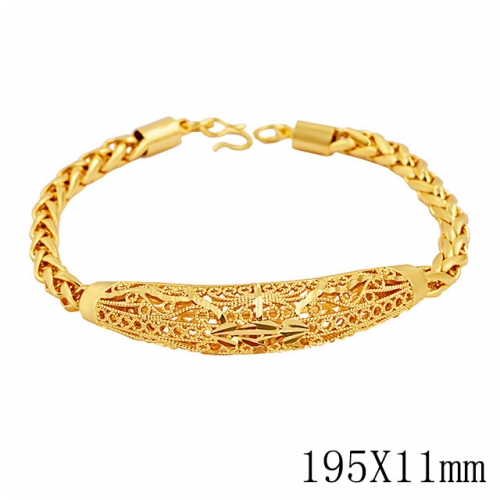 BC Wholesale 24K Gold Jewelry Women's Bracelets Cheap Jewelry Alluvial Gold Jewelry Bracelets NO.#CJ4BAO222