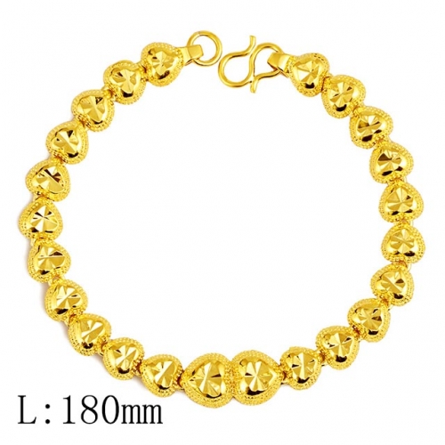BC Wholesale 24K Gold Jewelry Women's Bracelets Cheap Jewelry Alluvial Gold Jewelry Bracelets NO.#CJ4BDM222