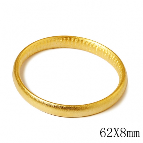 BC Wholesale 24K Gold Jewelry Women's Bangles Cheap Jewelry Alluvial Gold Jewelry Bangles NO.#CJ4BC000550