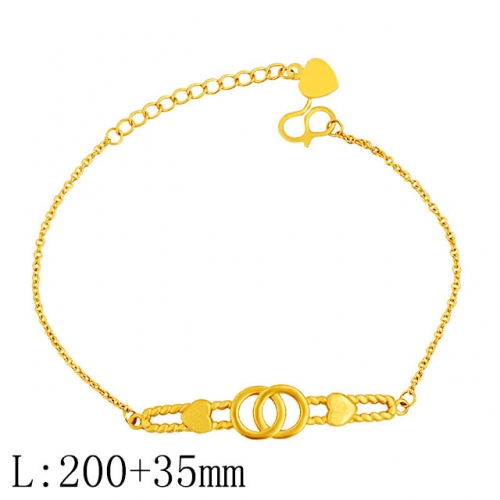 BC Wholesale 24K Gold Jewelry Women's Bracelets Cheap Jewelry Alluvial Gold Jewelry Bracelets NO.#CJ4BAK222