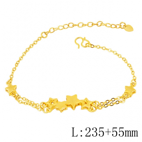 BC Wholesale 24K Gold Jewelry Women's Bracelets Cheap Jewelry Alluvial Gold Jewelry Bracelets NO.#CJ4BAV222