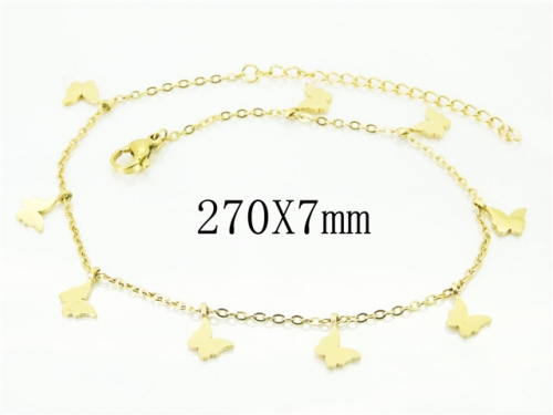 BC Wholesale Anklets Jewelry Stainless Steel 316L Anklets NO.#BC43B0271LLT