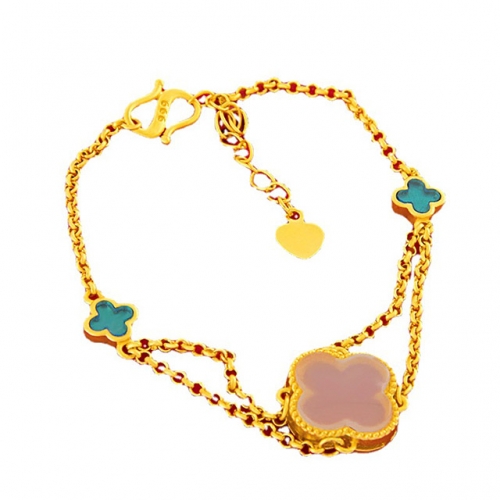 BC Wholesale 24K Gold Jewelry Women's Bracelets Cheap Jewelry Alluvial Gold Jewelry Bracelets NO.#CJ4BAD222