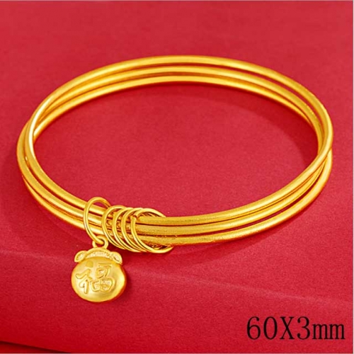 BC Wholesale 24K Gold Jewelry Women's Bangles Cheap Jewelry Alluvial Gold Jewelry Bangles NO.#CJ4BE85456513132