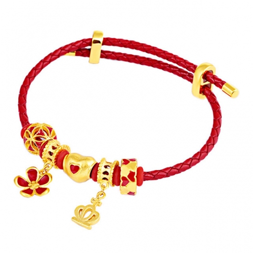 BC Wholesale 24K Gold Jewelry Women's Bracelets Cheap Jewelry Alluvial Gold Jewelry Bracelets NO.#CJ4BCF222