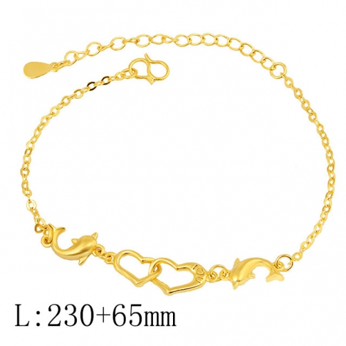 BC Wholesale 24K Gold Jewelry Women's Bracelets Cheap Jewelry Alluvial Gold Jewelry Bracelets NO.#CJ4BAW222