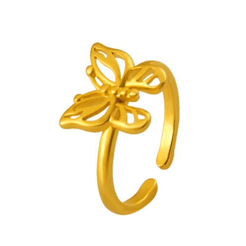 BC Wholesale 24K Gold Jewelry Women's Rings Cheap Jewelry Alluvial Gold Rings Jewelry Open Rings NO.#CJ4RBM74283