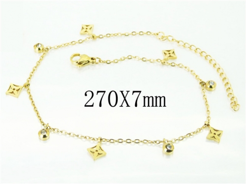 BC Wholesale Anklets Jewelry Stainless Steel 316L Anklets NO.#BC43B0256LLB