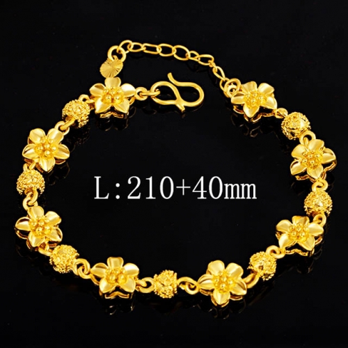 BC Wholesale 24K Gold Jewelry Women's Bracelets Cheap Jewelry Alluvial Gold Jewelry Bracelets NO.#CJ4BP222