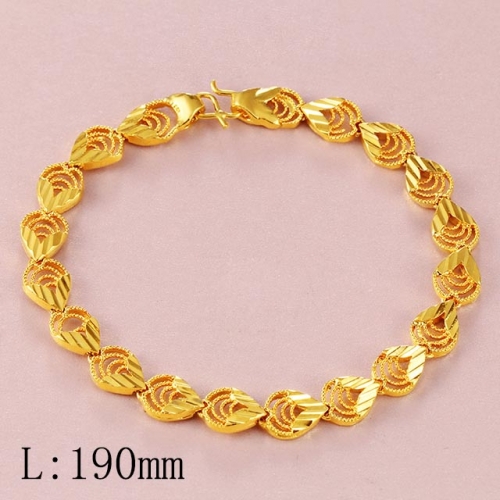 BC Wholesale 24K Gold Jewelry Women's Bracelets Cheap Jewelry Alluvial Gold Jewelry Bracelets NO.#CJ4BAC00015