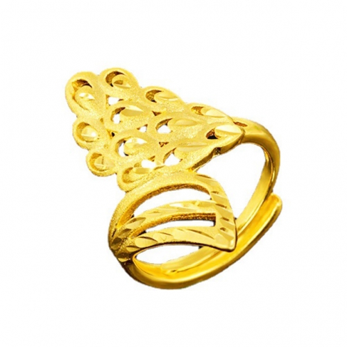 BC Wholesale 24K Gold Jewelry Women's Rings Cheap Jewelry Alluvial Gold Rings Jewelry Open Rings NO.#CJ4RBN74283