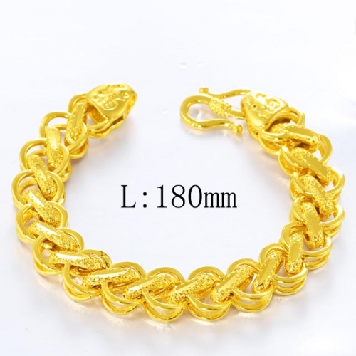 BC Wholesale 24K Gold Jewelry Women's Bracelets Cheap Jewelry Alluvial Gold Jewelry Bracelets NO.#CJ4BA005