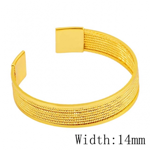 BC Wholesale 24K Gold Jewelry Women's Bangles Cheap Jewelry Alluvial Gold Jewelry Bangles NO.#CJ4BK006