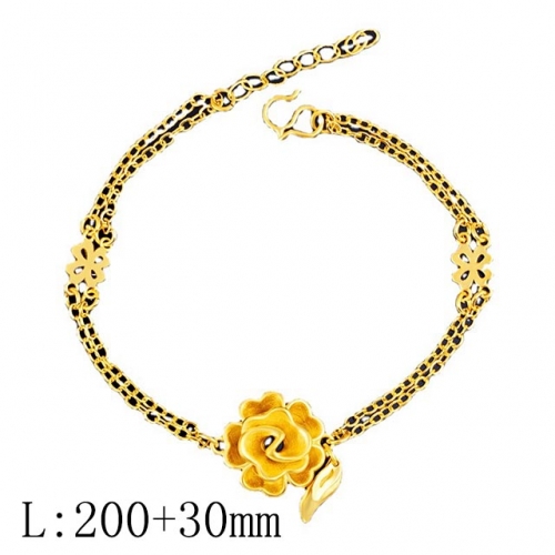 BC Wholesale 24K Gold Jewelry Women's Bracelets Cheap Jewelry Alluvial Gold Jewelry Bracelets NO.#CJ4BDH222