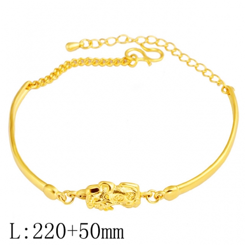 BC Wholesale 24K Gold Jewelry Women's Bracelets Cheap Jewelry Alluvial Gold Jewelry Bracelets NO.#CJ4BQ222