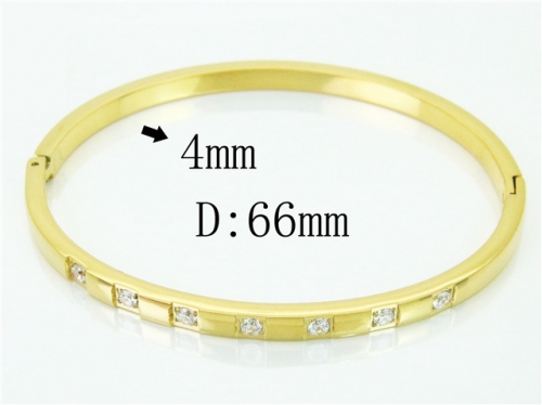 BC Wholesale Bangles Jewelry Stainless Steel 316L Bangle NO.#BC19B1021HLE