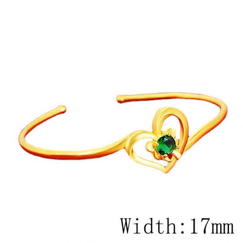 BC Wholesale 24K Gold Jewelry Women's Bangles Cheap Jewelry Alluvial Gold Jewelry Bangles NO.#CJ4BDB002588